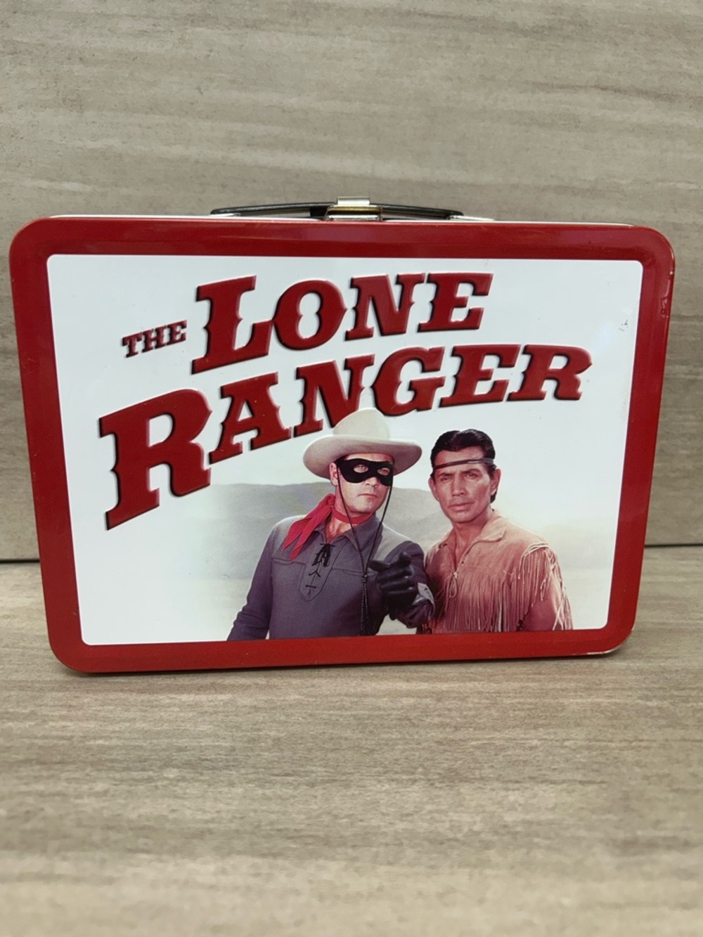 The Lone Ranger Metal collectors Tin. Empty
